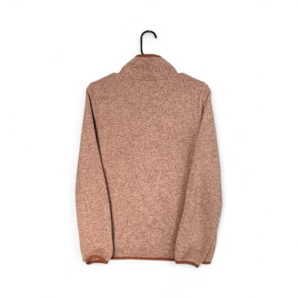 L.L. Bean Pink Marled Sweater with Button Detail - Picture 2 of 4